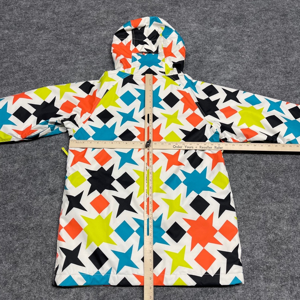 Nikita Jacket Womens Large Multicolor Nordend Geometric Star Insulated Snowboard - Picture 10 of 16